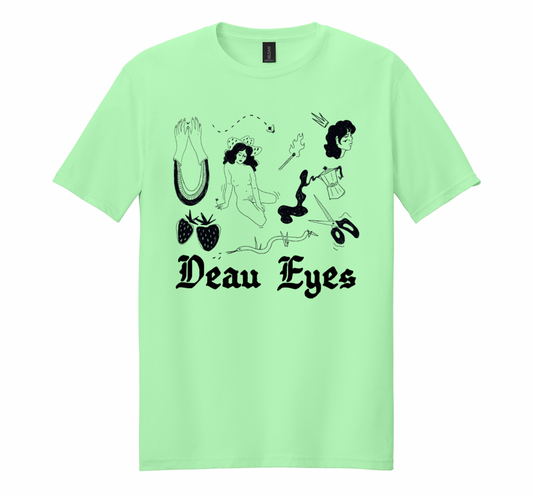 RapiD(eau) Eyes Tee in Mint Green